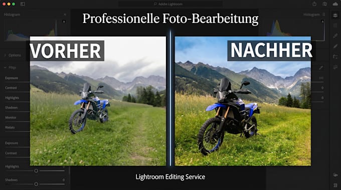 do any adobe photoshop and lightroom edits and corrections