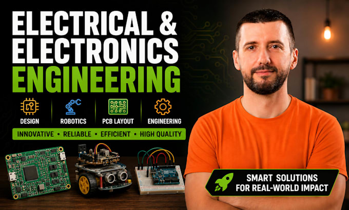 do electrical electronics engineering design tasks, robotics, pcb layout