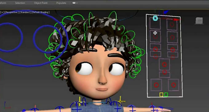 web optimized 3d rig,rig3d for vr,animaze,talkinghead avatar,viseme facs,arkit52