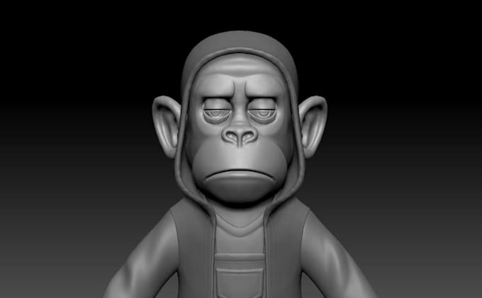 sculpt 3d cartoon character,stylized model,creature design,printable 3d model