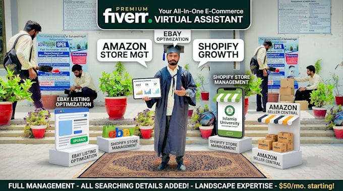 do expert e commerce virtual assistant for amazon ebay and shopify