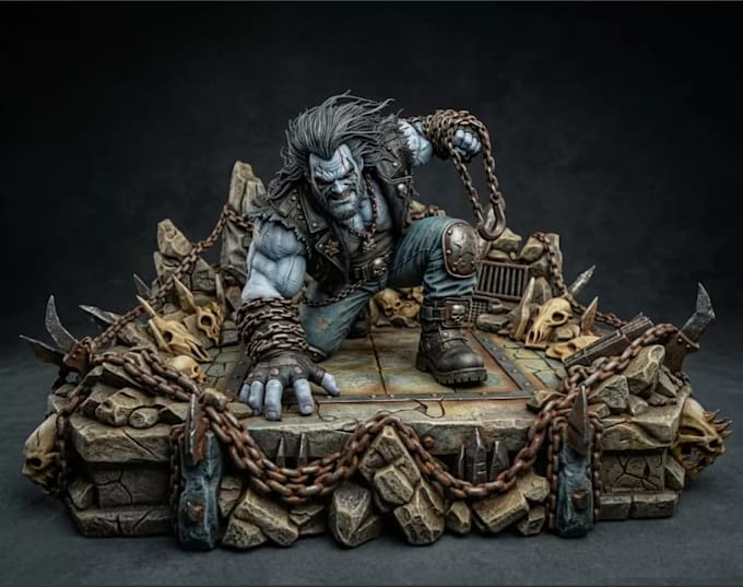 sculpt action figure, toy prototype and collectible figurine