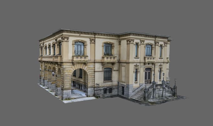 create a virtual 360 tour or digital twin from scan photo data