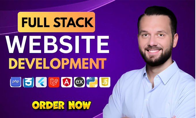 build custom website, full stack web developer, react node laravel development
