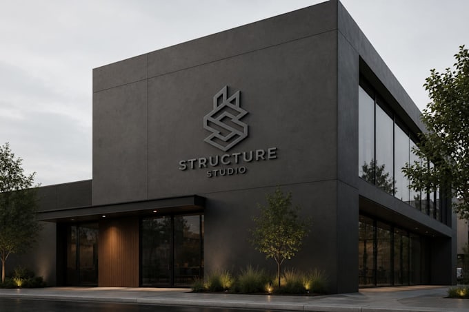 design a premium tech and architecture logo