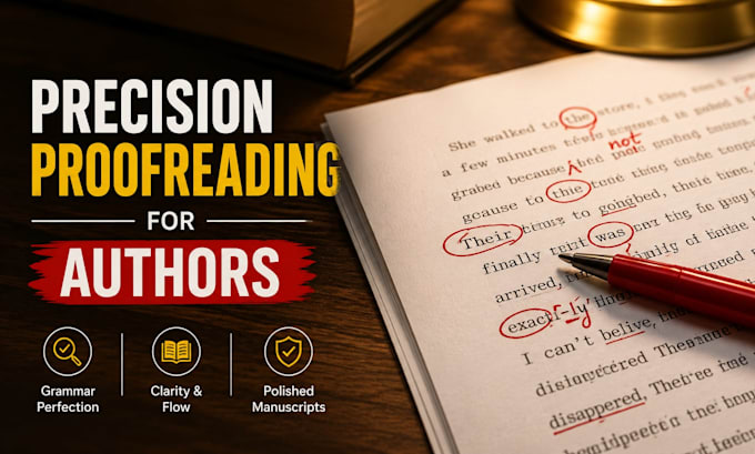 proofread your book manuscript for grammar and typos