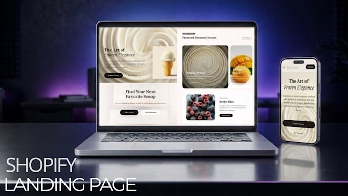 design a high converting shopify landing page