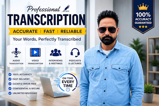 do accurate and  video transcription