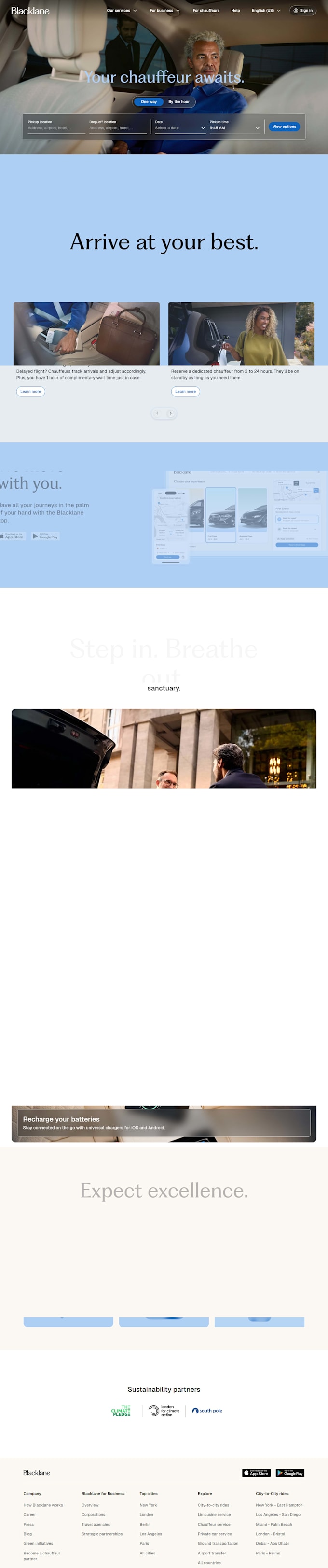 build a professional airpot transportation website