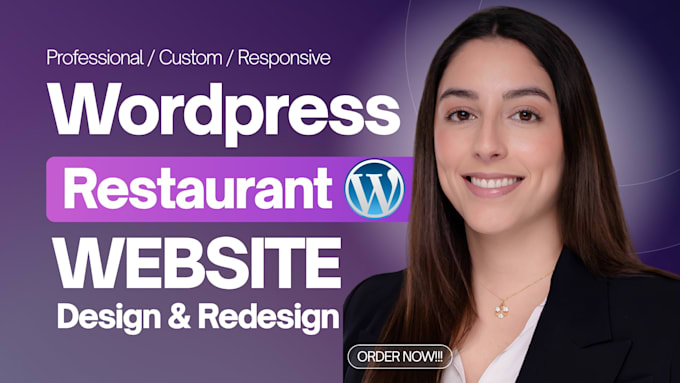 design wordpress restaurant website, food cafe online ordering, food delivery