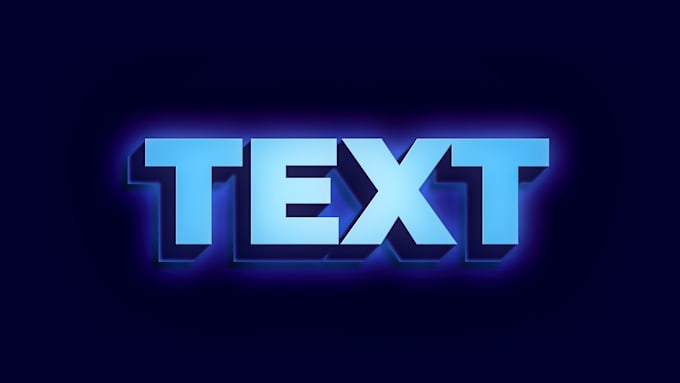 create stunning neon glow text effect for your brand