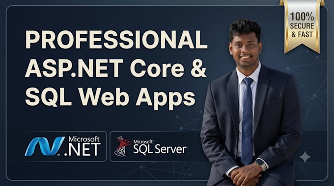 develop a secure asp net core mvc web application with sql database