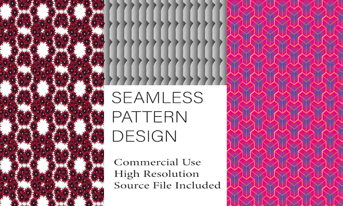 design unique floral geometric or cute seamless patterns