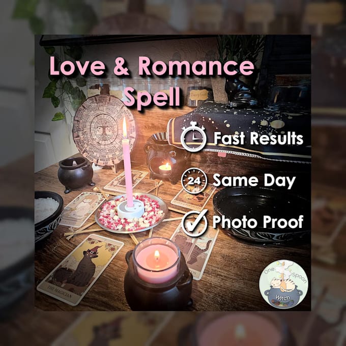 cast love and romance spell same day casting