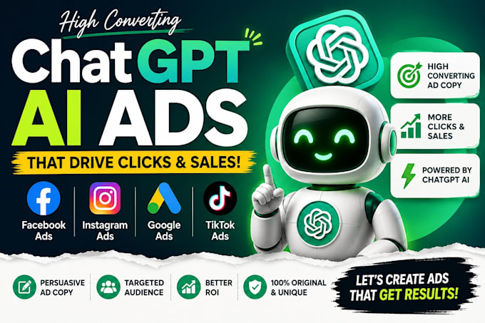 create chatgpt google ads and meta ads copy