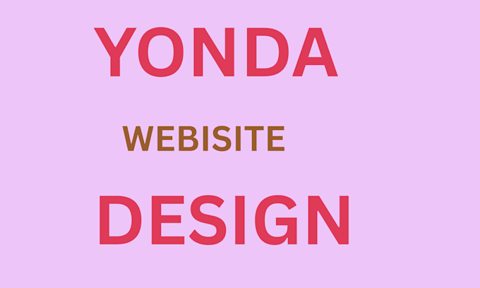 build a yonda website design and redesign