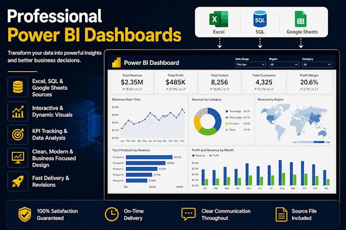 build a professional power bi dashboard