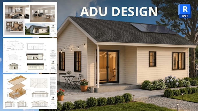 design a custom adu, guest house or garage conversion in revit