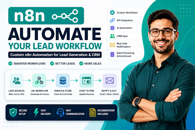 build n8n lead generation automation workflows