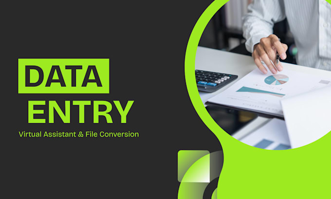 be your expert data entry and virtual assistant