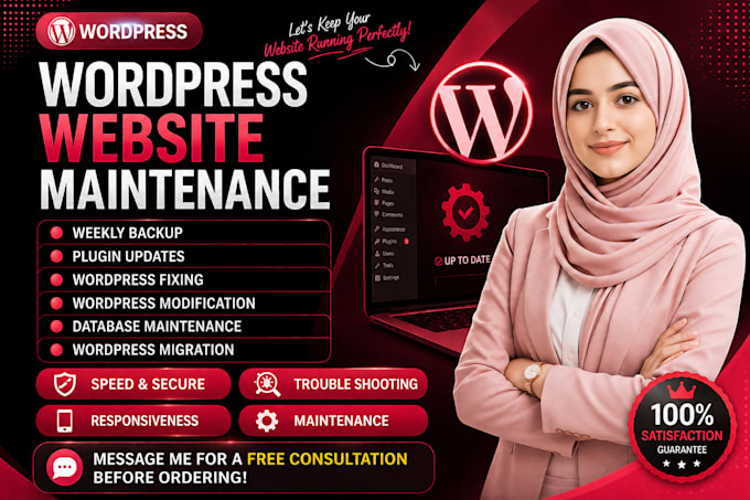 do wordpress or woocommerce website maintenance, support or help