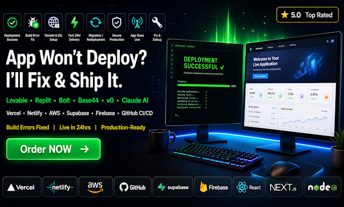 fix deploy lovable website base44 replit app bolt lovable v0 claude ai supabase
