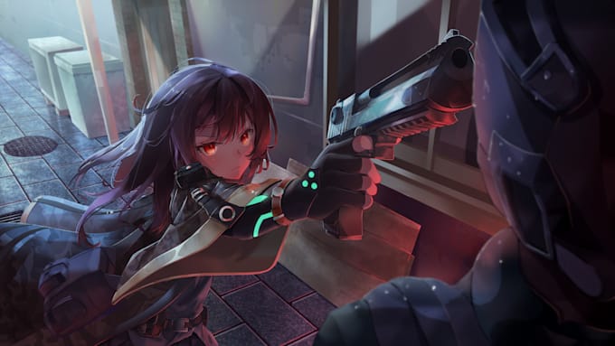 do animated illustrations for your oc and vtuber character