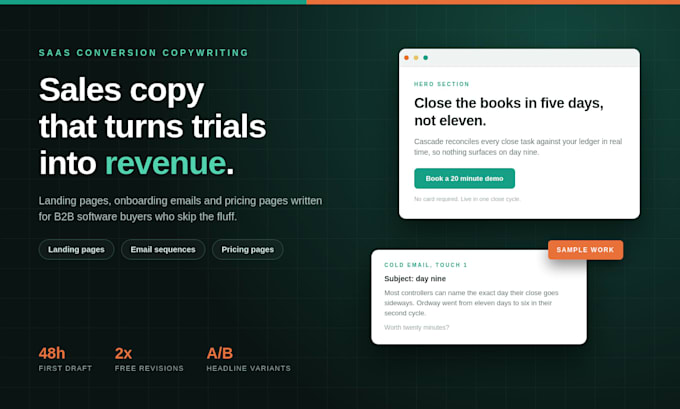 write high converting sales page copy for your saas business
