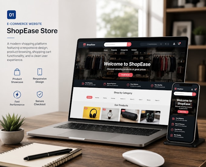 build a modern responsive website