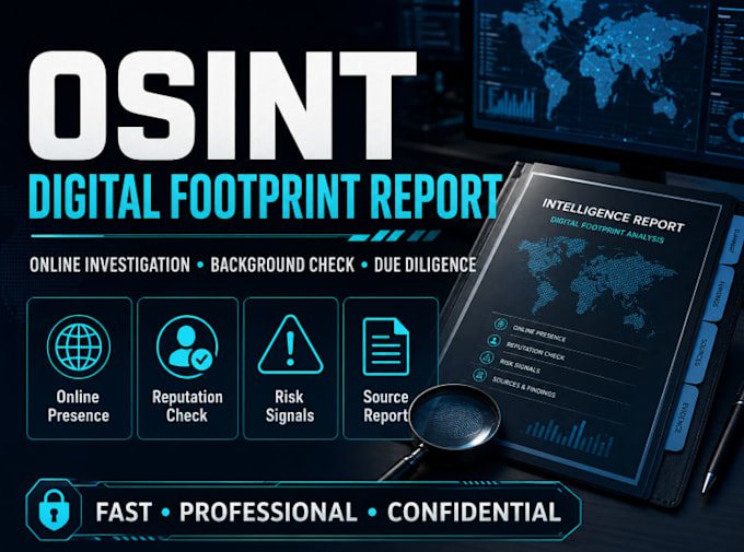 do osint digital footprint and online reputation research