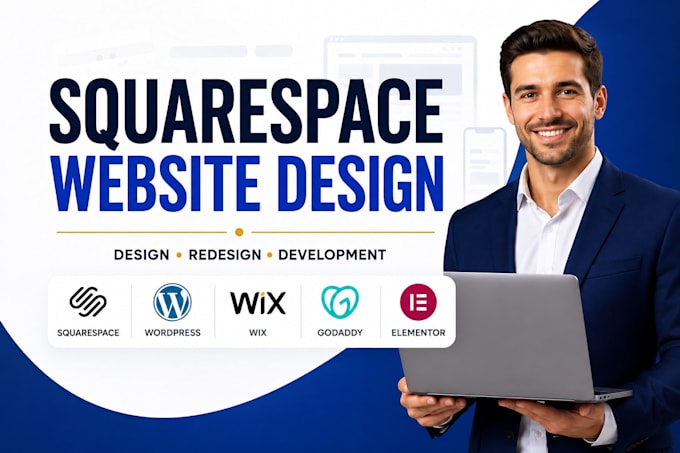 design squarespace website redesign wix squarespace website, update revamp site
