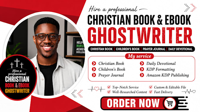 ghostwrite your christian devotional, sermon, or prayer book journal