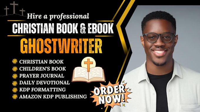 ghostwrite your christian devotional, sermon, or prayer book journal
