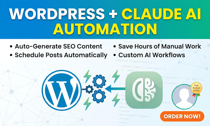do wordpress plus claude automation