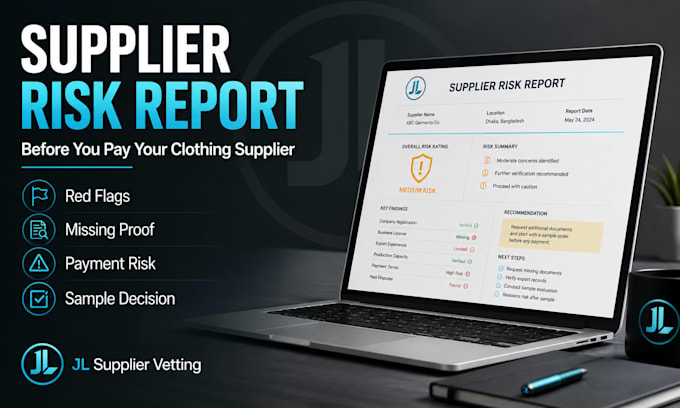 scan your supplier before you order samples