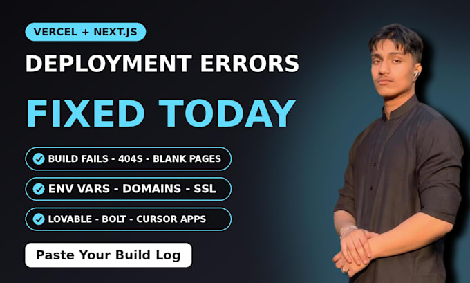 fix vercel deployment, build and runtime errors in your nextjs app