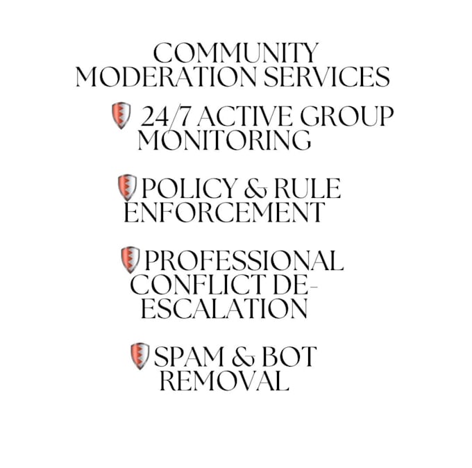 be your online community moderator and rule enforcer