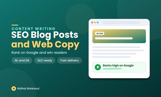write SEO blog posts and website copy that convert