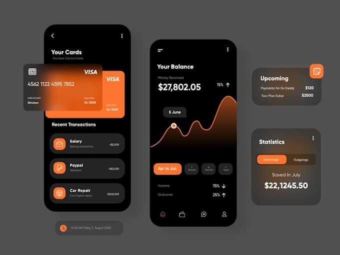 develop crypto wallet app wallet app fintech app banking app