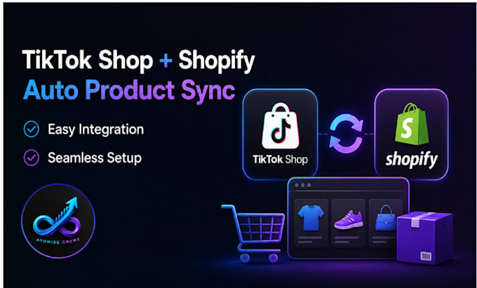 integrate tiktok shop with shopify via automated product sync