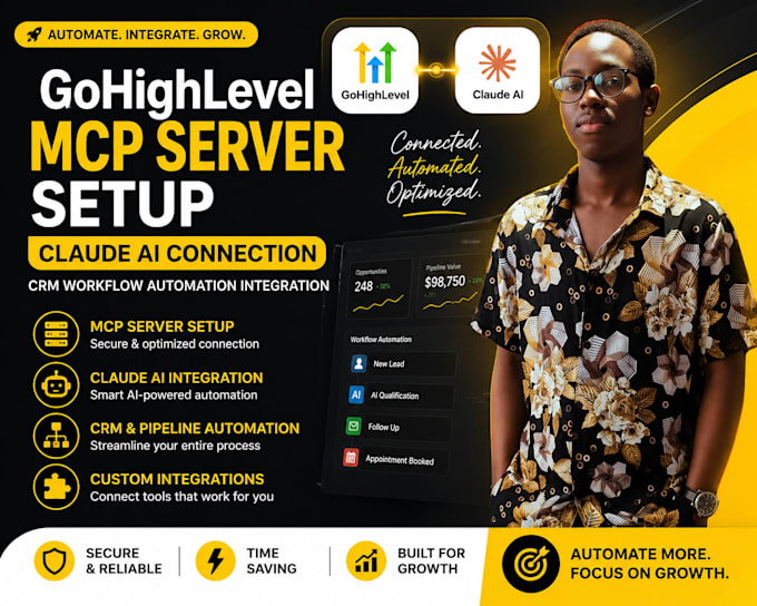 ghl mcp server setup claude ai connection crm workflow automation integration