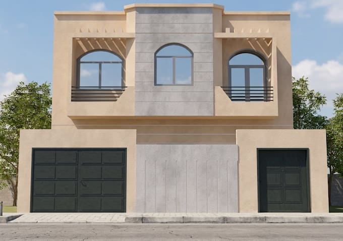 do 3d modeling and exterior rendering