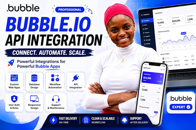 build a bubble io web app, saas, CRM, mvp, or custom website