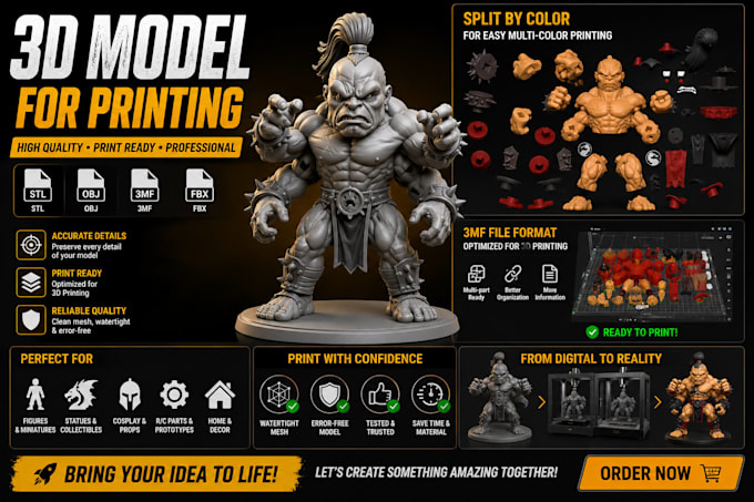 design 3d model for printing