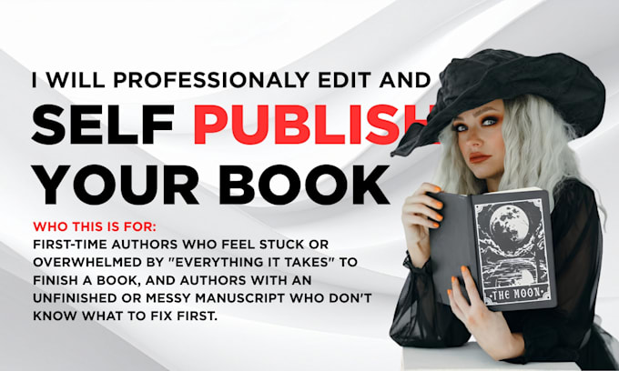edit, format, ghostwrite, make outline and self publish your book on amazon KDP