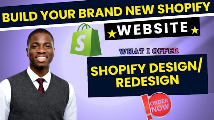design, redesign, optimize shopify store for more sales