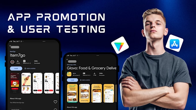 do app testing, website testing, QA, app promotion, usability user testing