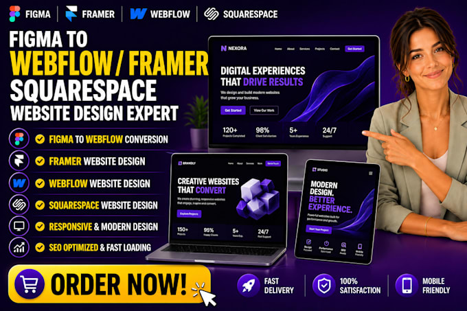 squarespace website redesign figma to framer website design framer landing page