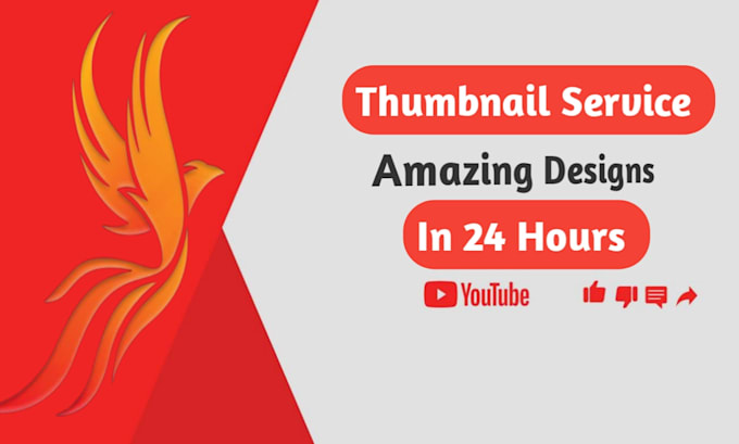 design catchy youtube thumbnails and do background removal