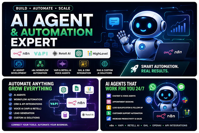 create n8n automation ai agents makecom workflows and gohighlevel automations